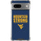 West Virginia University Yellow Google Pixel 8a Clear Case